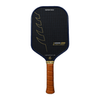 Asama Black & Gold PWR Navy pickleball paddle front view