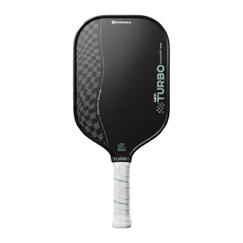 Enhance MPP Turbo ArmorGrit Elongated pickleball paddle front view